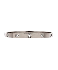 Pre-Owned Cartier Love 10 Diamond Bracelet 18K White Gold with Diamonds