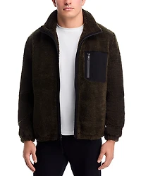 Vince Faux Sherpa Zip Jacket
