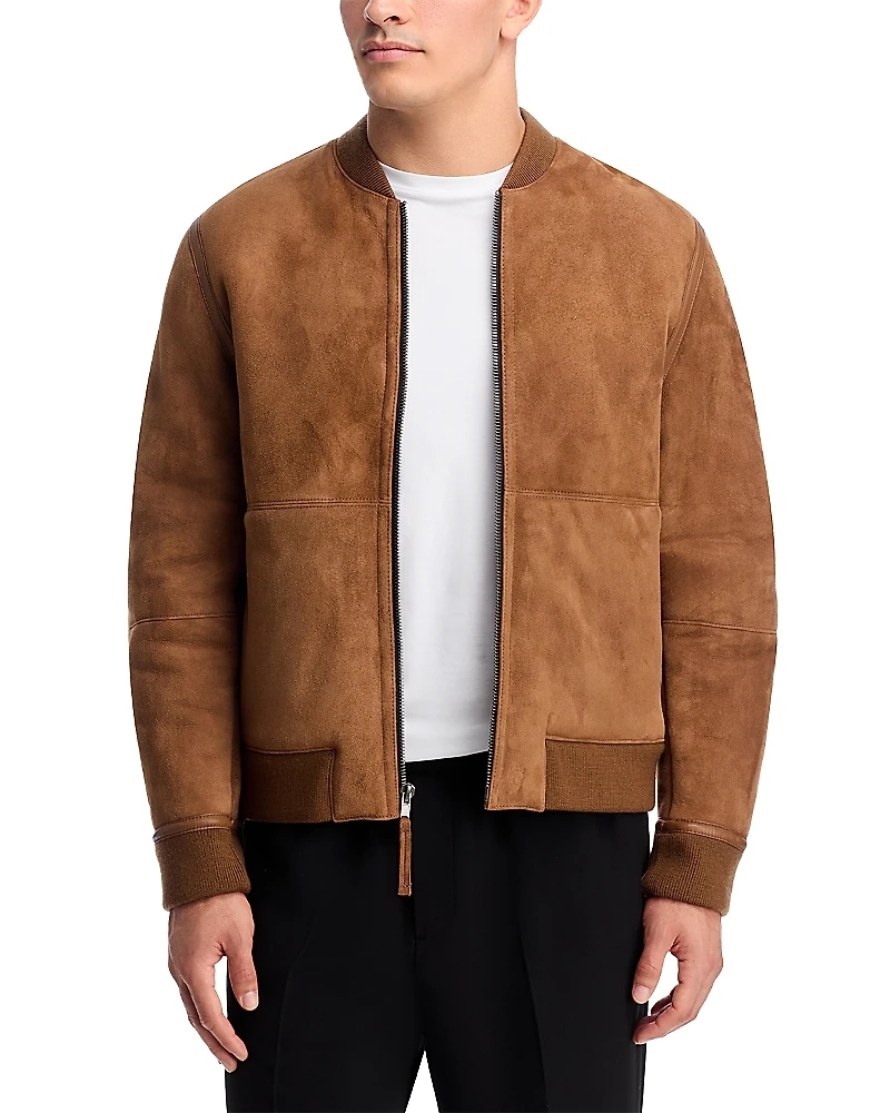 Vince Shearling Bomber Jacket