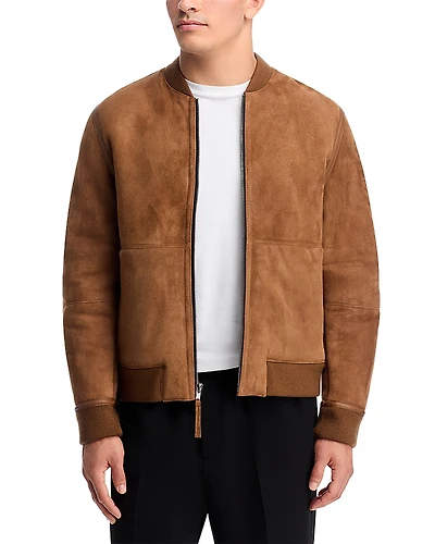 Vince Shearling Bomber Jacket
