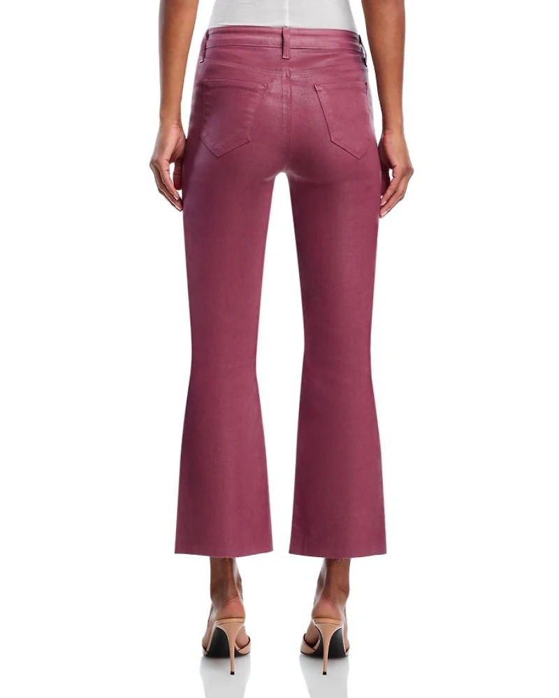 Kendra High Rise Cropped Flared Jeans
