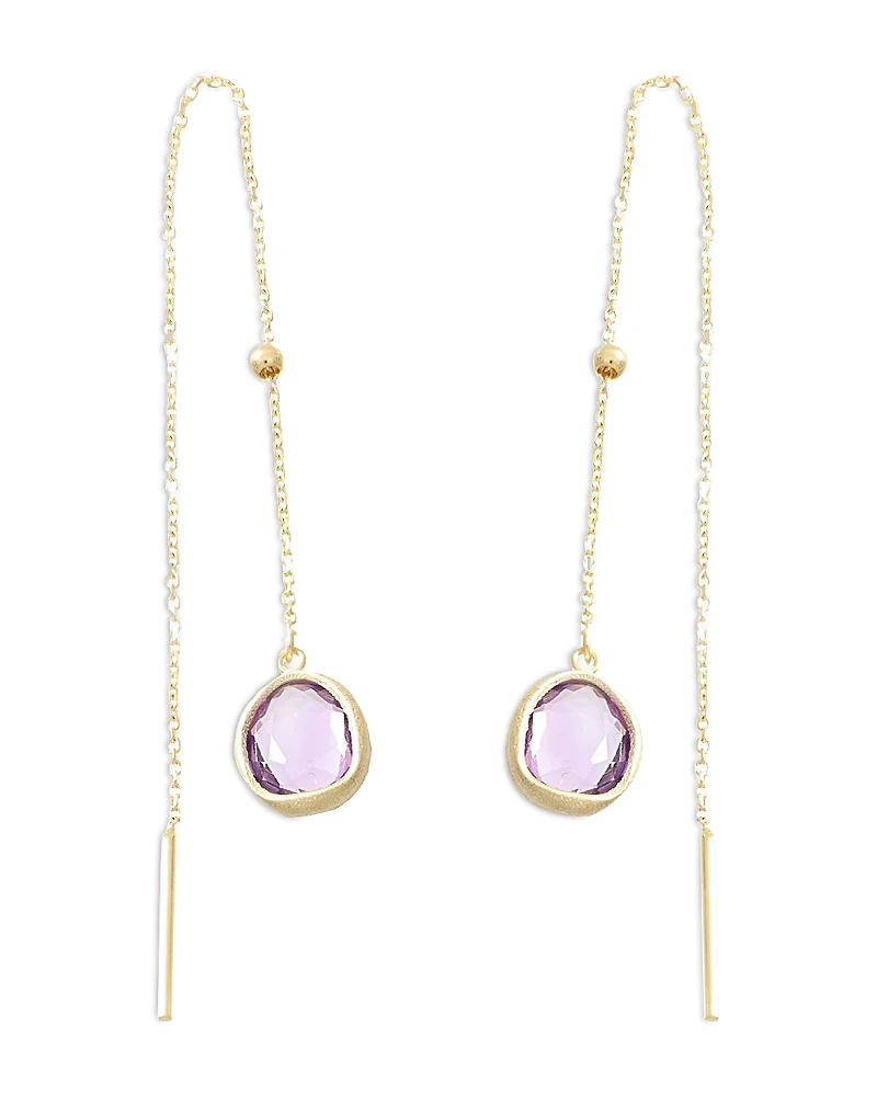 Bloomingdale's Amethyst Threader Earrings