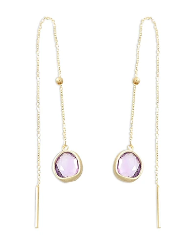 Bloomingdale's Amethyst Threader Earrings