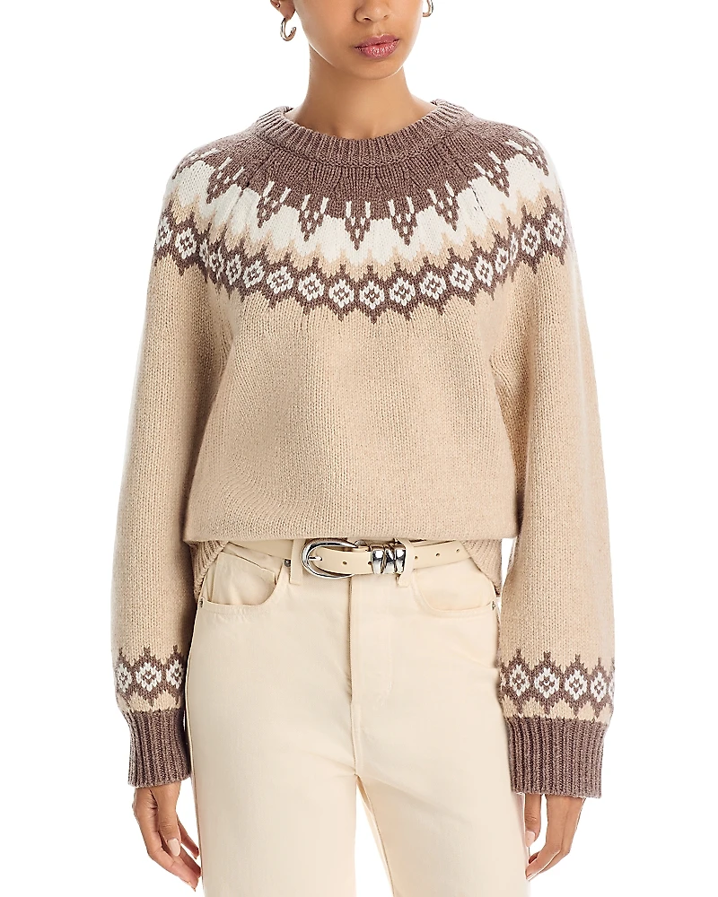 rag & bone Beth Wool Fair Isle Sweater