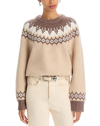 rag & bone Beth Wool Fair Isle Sweater