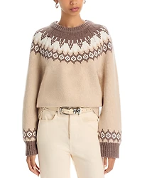 rag & bone Beth Wool Fair Isle Sweater