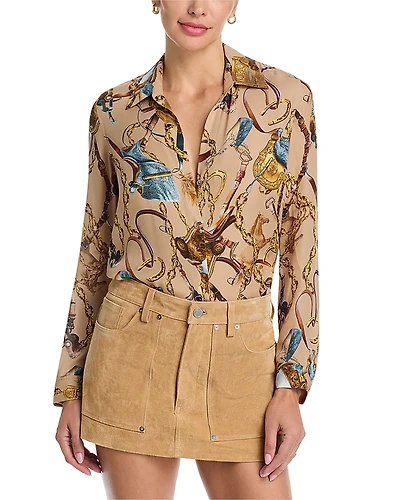 L'Agence Nina Silk Blouse