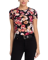 L'Agence Ressi Cluster Floral Tee