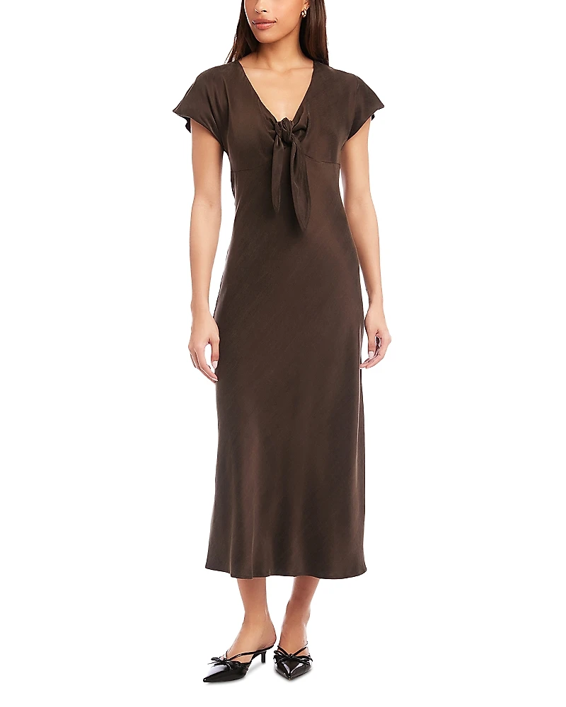 Fifteen Twenty Emmeline Tie Front Dress