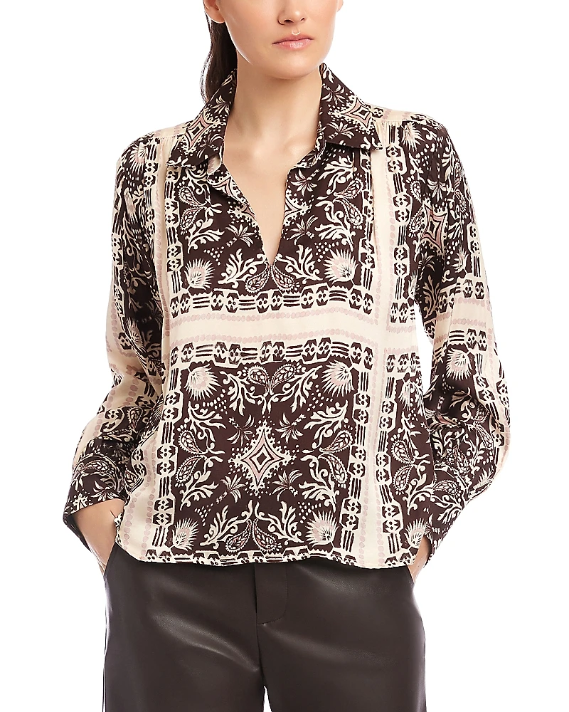 Fifteen Twenty Tess Half Placket Shirt