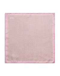 Eton Geometric Silk Pocket Square