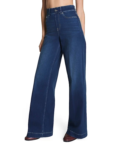 Spanx Pull On Wide Leg Jeans