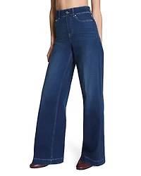 Spanx Pull On Wide Leg Jeans