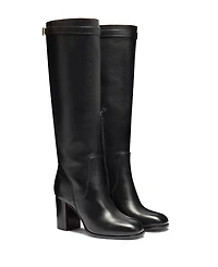 Santoni Women's Leather High-Heel Boot
