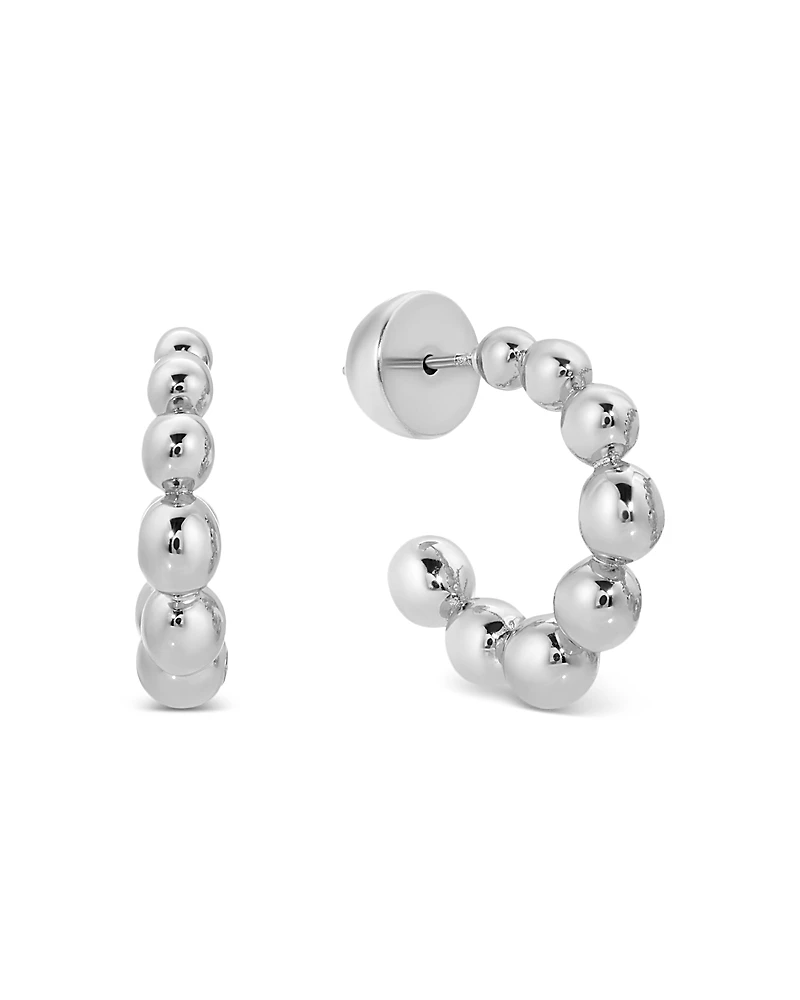 Ettika Bubble Huggie Hoop Earrings