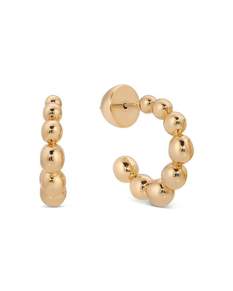 Ettika Bubble Huggie Hoop Earrings