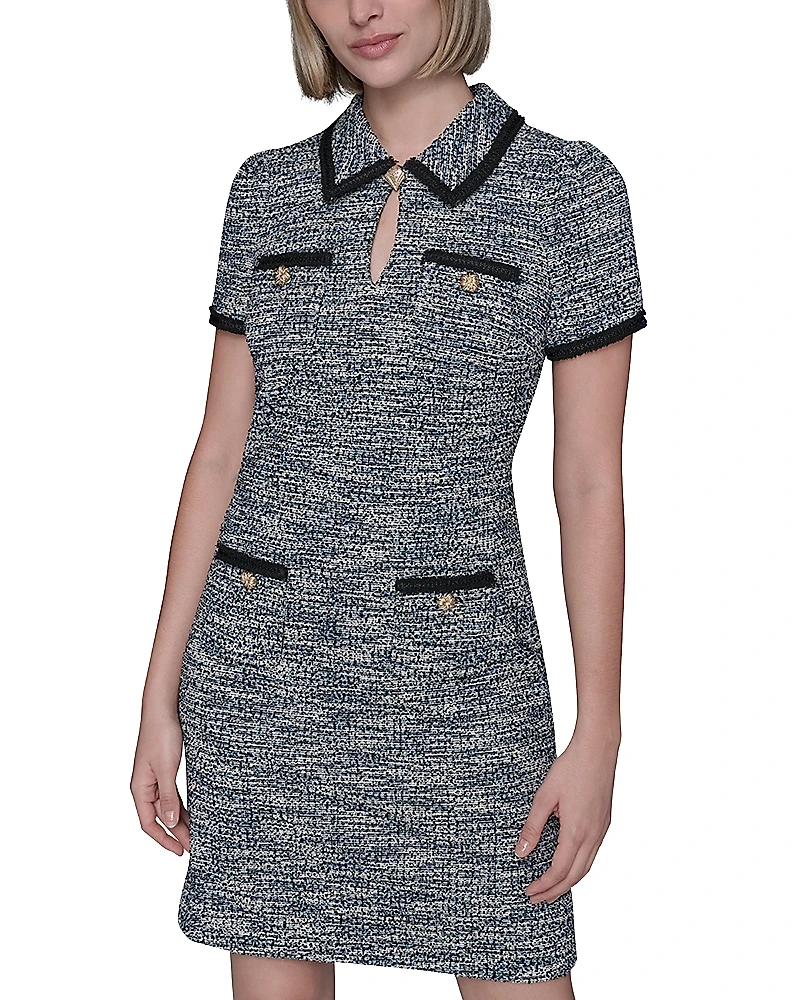 Karl Lagerfeld Paris Tweed Dress
