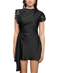 Amur Zina Ruched Mini Dress