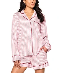 Petite Plume Antique Red Ticking Pajama Set