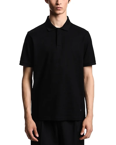 Emporio Armani Jacquard Jersey Polo Shirt