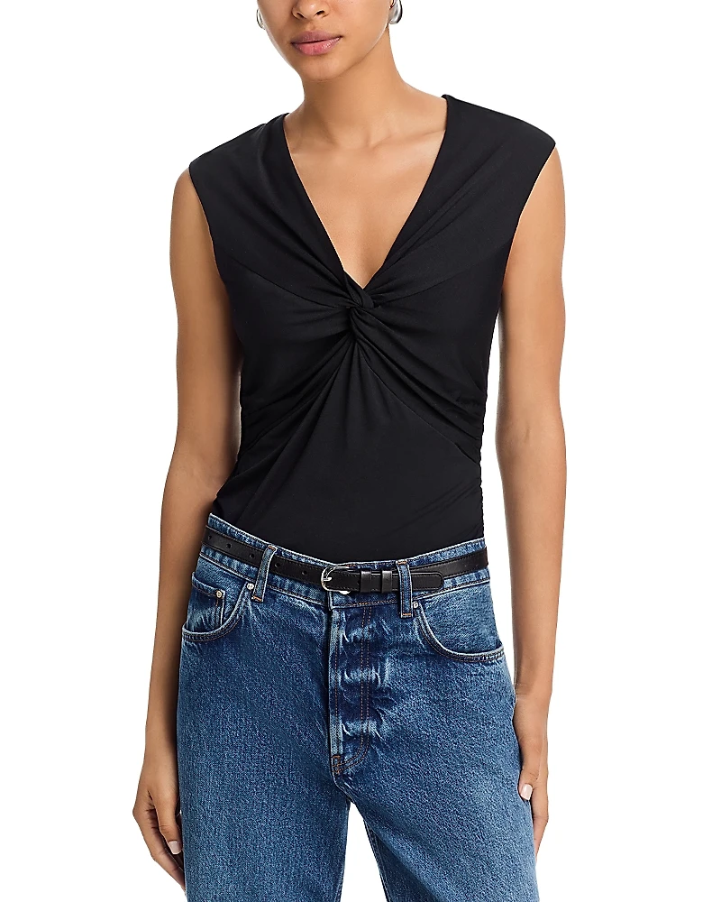 rag & bone Luca Twist V Neck Top