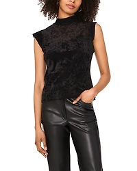 Vince Camuto Sleeveless Mock Neck Top