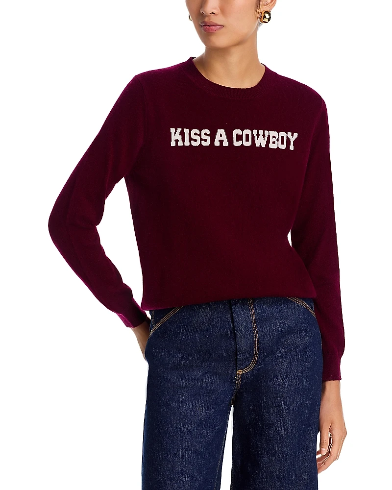 Jumper 1234 Kiss A Cowboy Cashmere Crewneck Sweater