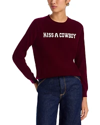 Jumper 1234 Kiss A Cowboy Cashmere Crewneck Sweater