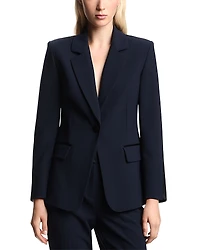 Emporio Armani Satin Trim Blazer