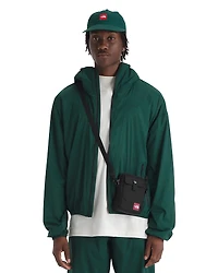 The North Face Tnf Red Box Packable Hooded Wind Jacket
