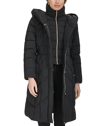 Cole Haan Hooded Puffer Coat