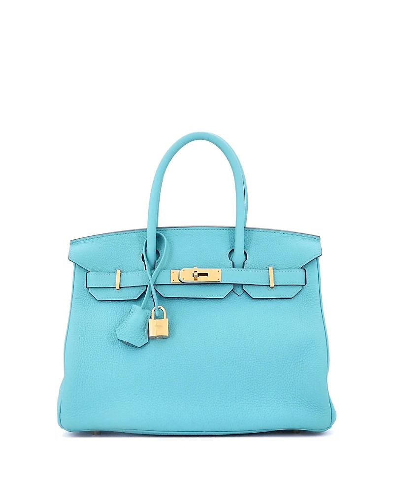 Pre-Owned HERMES Birkin Handbag Togo with Gold Hardware