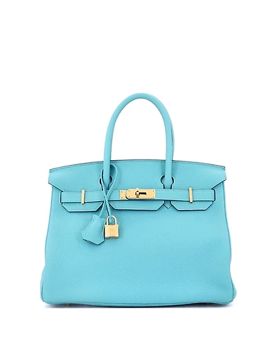 Pre-Owned HERMES Birkin Handbag Togo with Gold Hardware