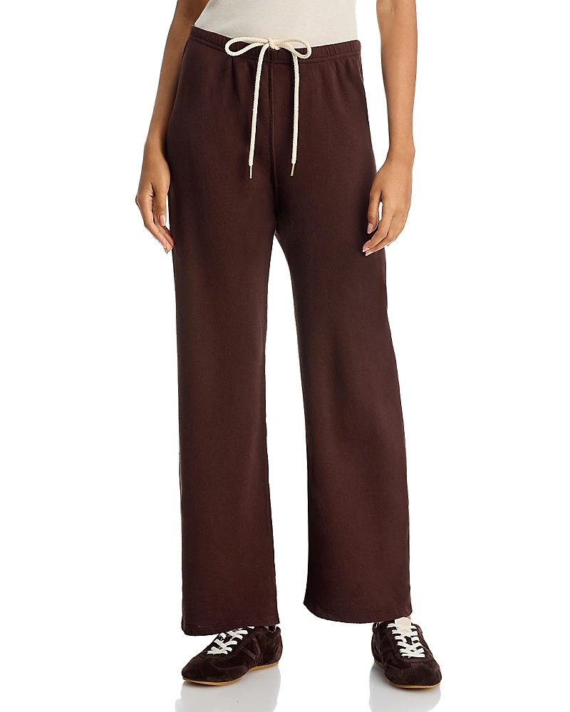 The Great. Lap Cropped Flare Sweatpants