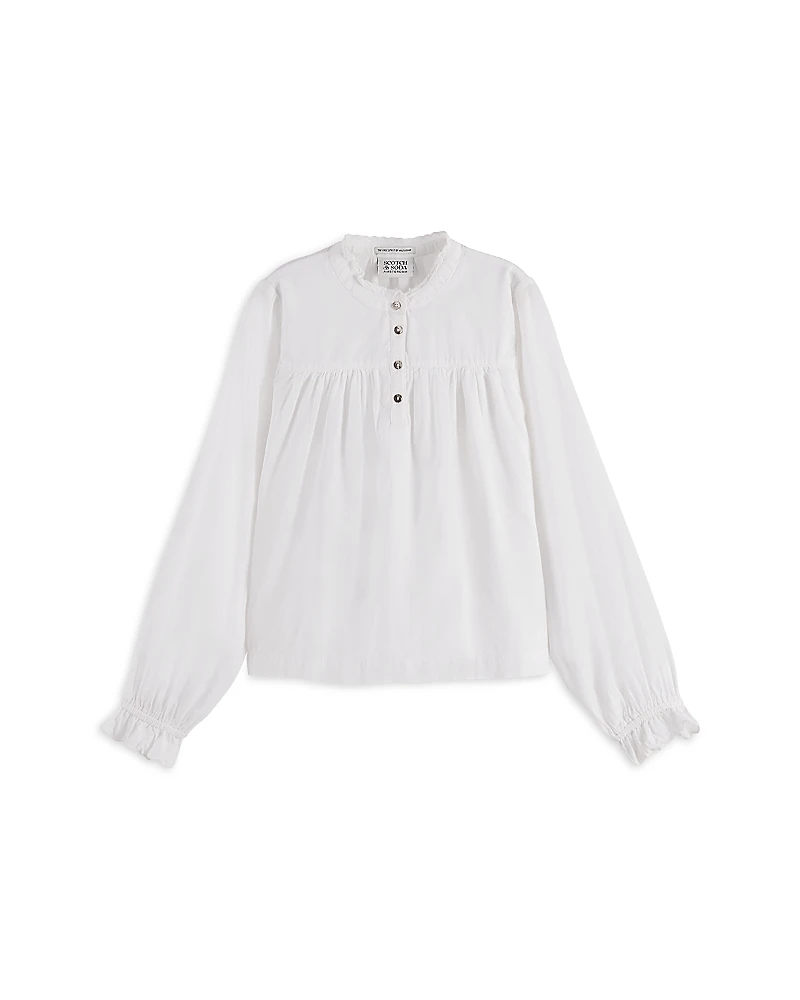 Scotch & Soda Girls' Lightweight Modal Top - Little Kid, Big Kid