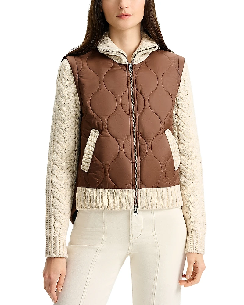 Veronica Beard Patra Mixed Media Jacket