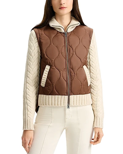 Veronica Beard Patra Mixed Media Jacket