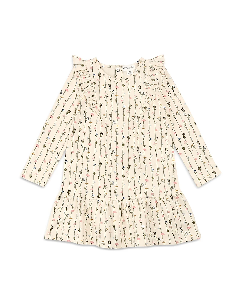 Miles The Label Girls' Garden Wall Print Dress - Little Kid
