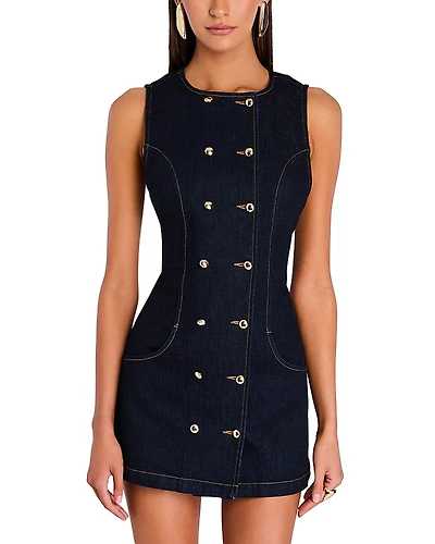 Retrofete Hanna Denim Mini Dress
