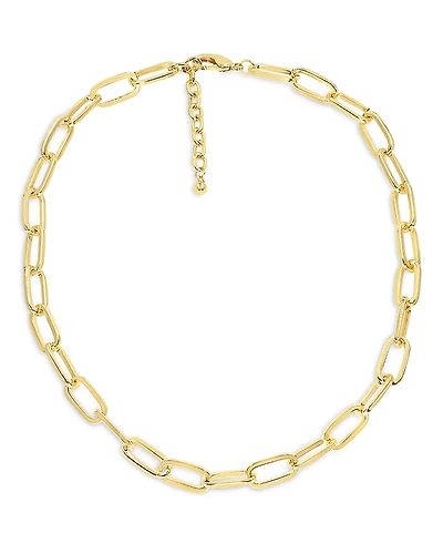 Jackie Mack Designs Large Link Collar Necklace, 18-20