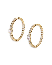 Nadri Stellar Hoop Earrings, 1.3 diameter