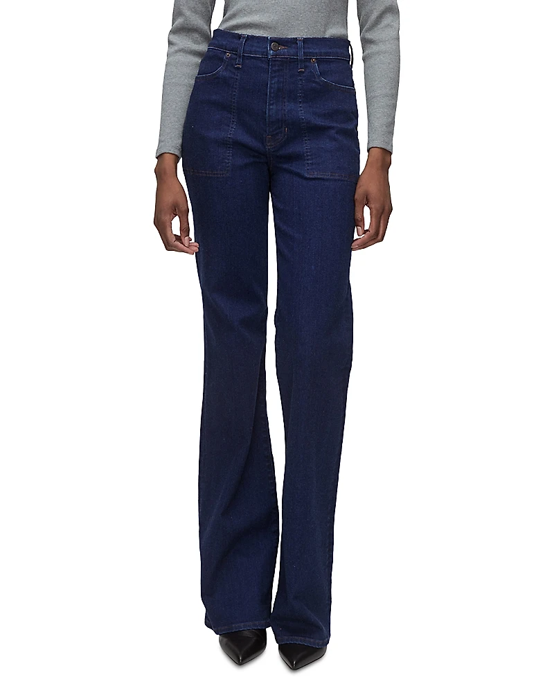 Veronica Beard Crosbie High Rise Flare Jeans