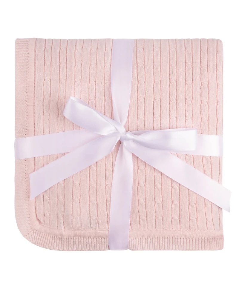 Feltman Brothers Unisex Cable Knit Blanket- Baby