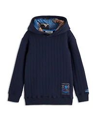 Scotch & Soda Boys' Quilted Patchwork Hoodie - Little Kid, Big Kid