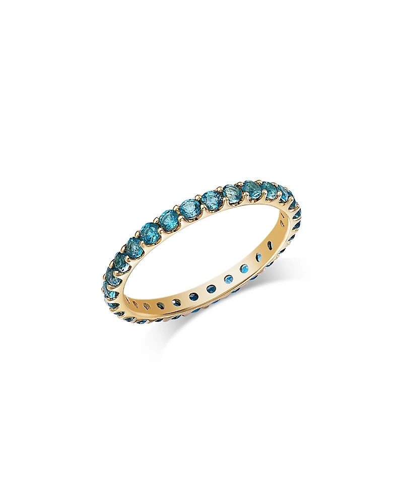 Bloomingdale's Fine Collection London Blue Topaz Stacking Eternity Band