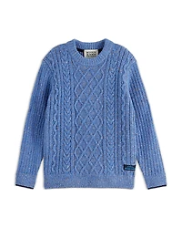 Scotch & Soda Boys' Cable Knitted Pullover Sweater - Little Kid, Big Kid
