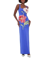 Leo Lin Adelina Applique Maxi Dress