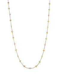 Roberto Coin 18K Yellow Gold Principessa Pink Opal & Diamond Statement Necklace, 31
