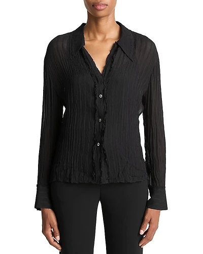 Vince Textured Stripe Top