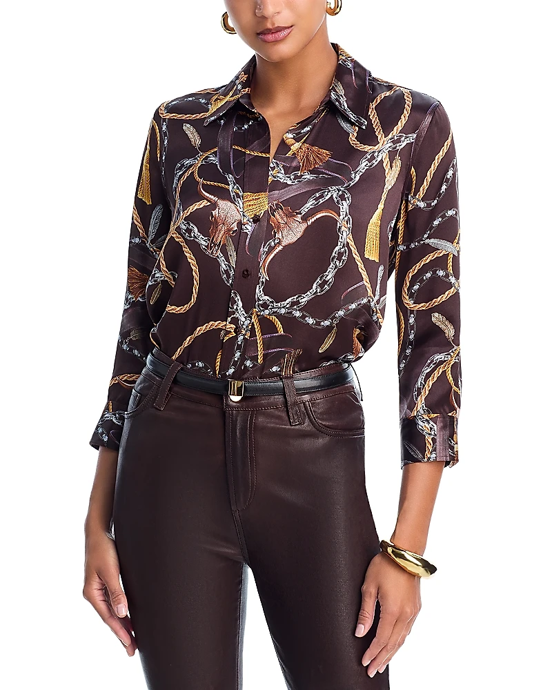 L'Agence Dani Silk Blouse